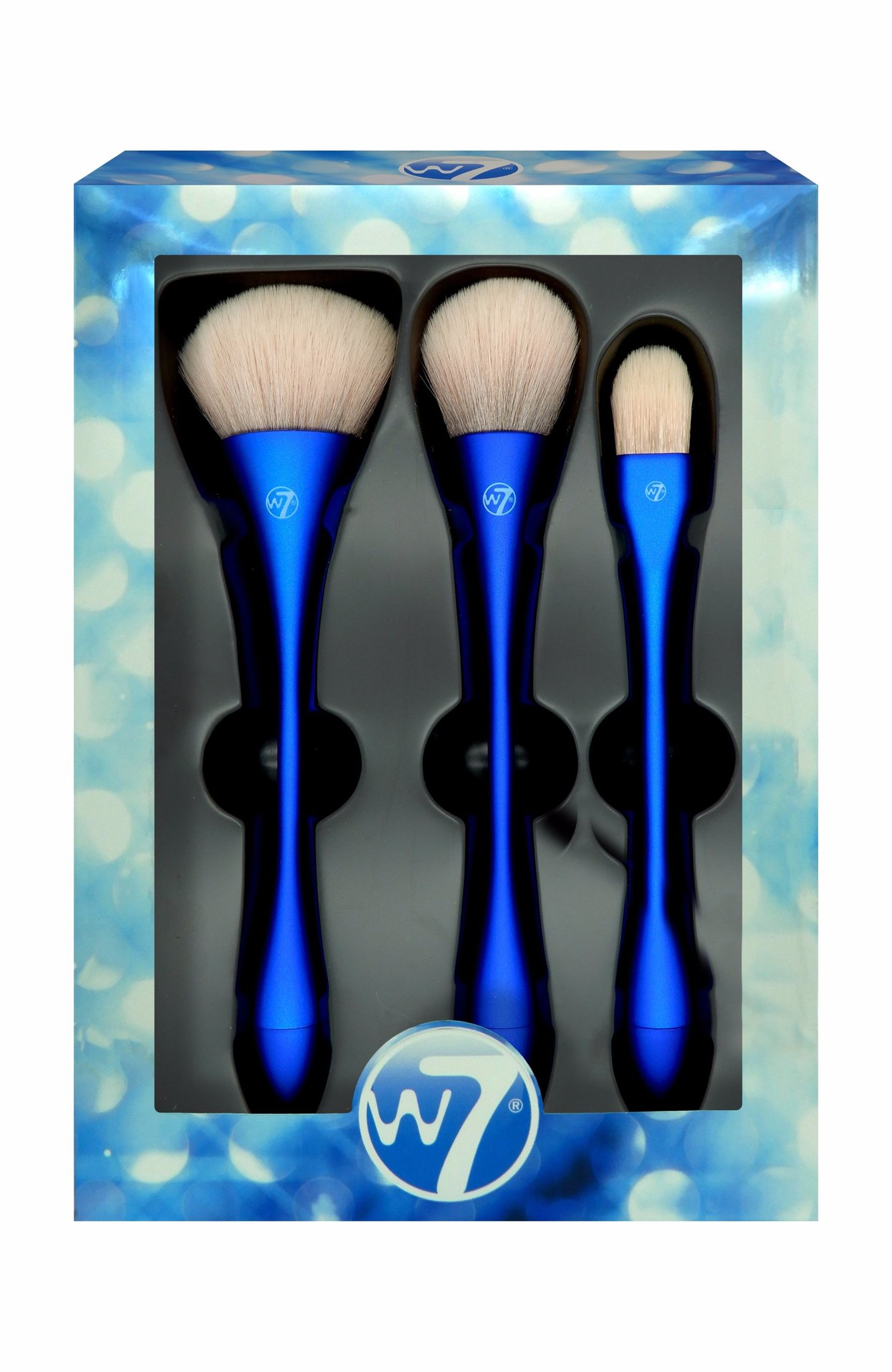 W7 Professional Blue brush set 3 pcs