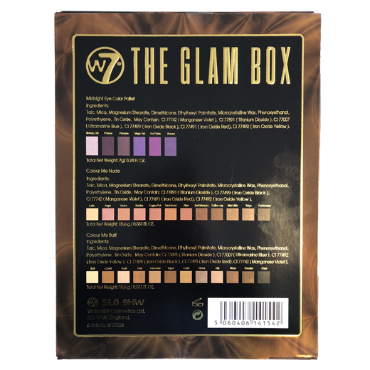 W7 Glam box Giftset