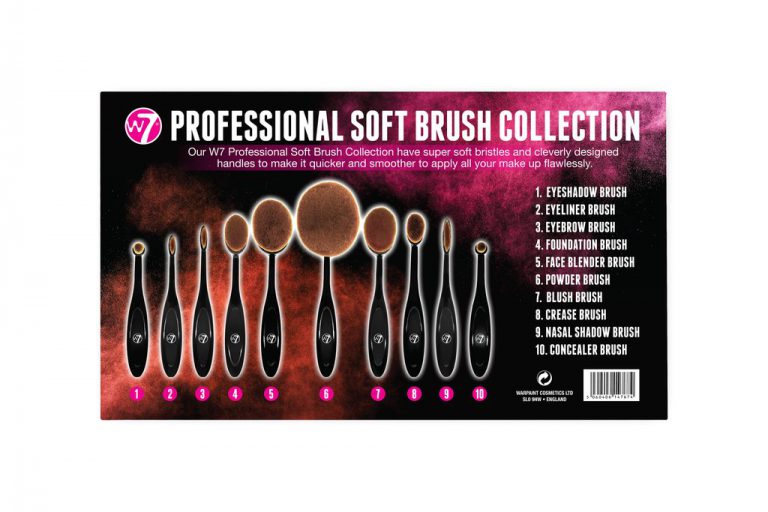 W7 Professionele Soft Brush Set - 10 stuks