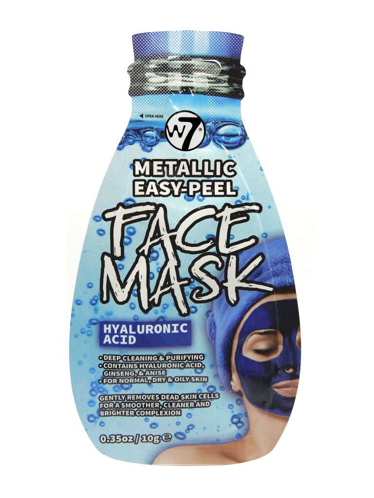 W7 Metallic Easy-Peel Hyaluronic Acid Face Mask
