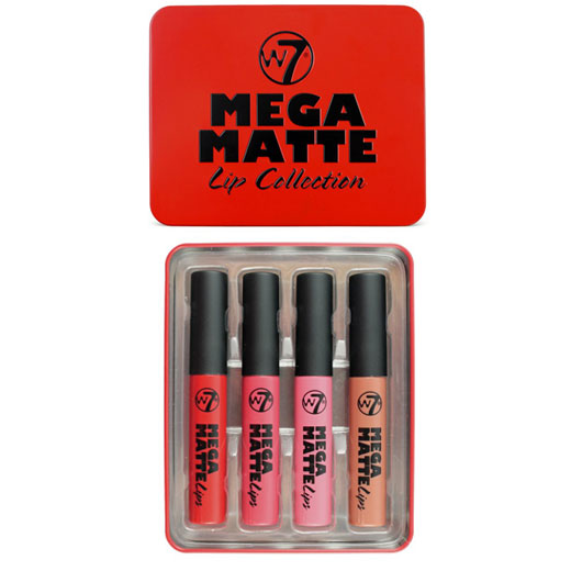 W7 Mega Matte Lips - Collectie 4 stuks