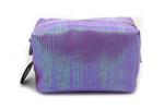 W7 Light Purple Laser PU Cosmetic Bag