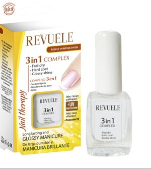 REVUELE NAIL THERAPY 3-in-1 Complex – Fast Dry, Hard Coat & Glossy Shine