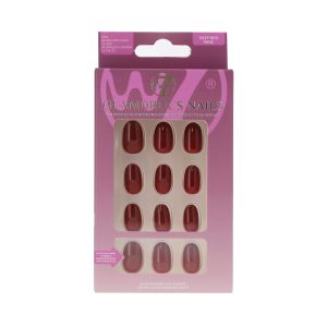 W7 Glamorous Nails - Deep Red Wine