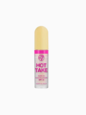 W7 Hot Take Glow Lip Oil SPF 30 - Clear